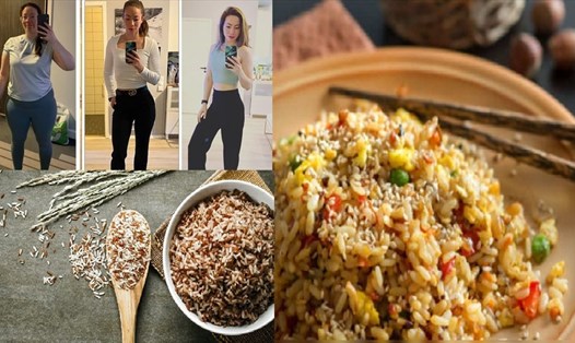 Ăn cơm từ gạo lứt thường xuyên có thể giúp giảm cân hiệu quả. Ảnh: Nhật Quang