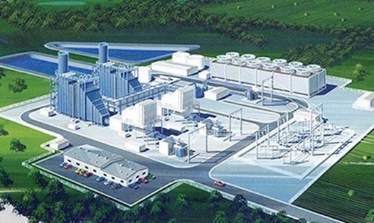 Phối cảnh Nhà máy Nhiệt điện khí LNG Bạc Liêu có vốn đầu tư lến đến 4 tỉ USD. Ảnh: tỉnh Bạc Liêu cung cấp