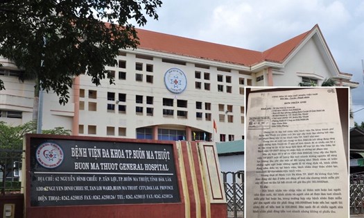 Một góc bệnh viện Đa khoa TP.Buôn Ma Thuột (tỉnh Đắk Lắk) - nơi xảy ra vụ việc. Ảnh: T.X