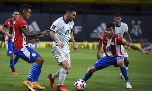 Messi và các đồng đội tại tuyển Argentina sẽ phải chạm trán Peru. Ảnh: AFP