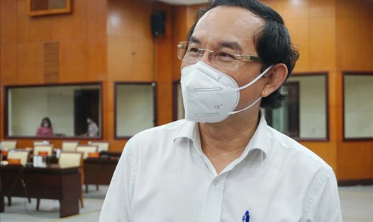 Bí thư Thành ủy TPHCM Nguyễn Văn Nên.  Ảnh: Minh Quân