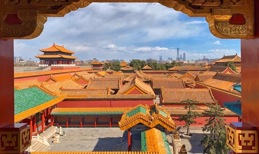 Bảo tàng Cố cung, Tử Cấm Thành ở thủ đô Bắc Kinh, Trung Quốc. Ảnh: Xinhua