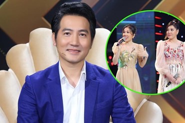 Nguyễn Phi Hùng bất ngờ trước màn trình diễn của 2 ca sĩ trẻ. Ảnh: CTCC.