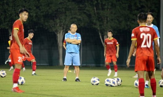 Huấn luyện viên Park hang-seo rất hài lòng với thể lực của U23 Việt Nam. Ảnh: VFF