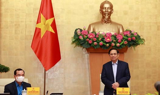 Thủ tướng Chính phủ Phạm Minh Chính phát biểu khai mạc hội nghị. Ảnh: Hải Nguyễn