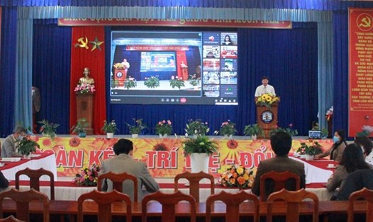 Công đoàn Giáo dục tỉnh Lâm Đồng tổ chức Hội thảo nâng cao hiệu quả hoạt động bình đẳng giới. Ảnh Thúy Ngà