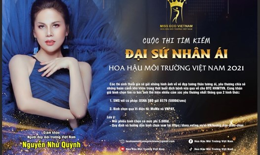 Cuộc thi tìm kiếm Đại sứ Nhân ái cuộc thi Hoa hậu Môi trường Việt Nam. Ảnh: BTC.