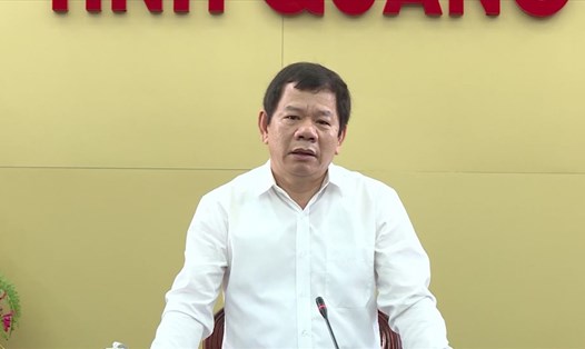 Ông Đặng Văn Minh, Chủ tịch UBND tỉnh Quảng Ngãi lý giải nguyên nhân địa phương chưa hỗ trợ nhóm lao động tự do. Ảnh: Duy Hưng