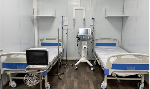 Khu vực hồi sức, cấp cứu của Bệnh viện thu dung, điều trị COVID-19 quận 11, TPHCM được trang bị đầy đủ các trang thiết bị y tế. Ảnh: Sở Y tế TPHCM
