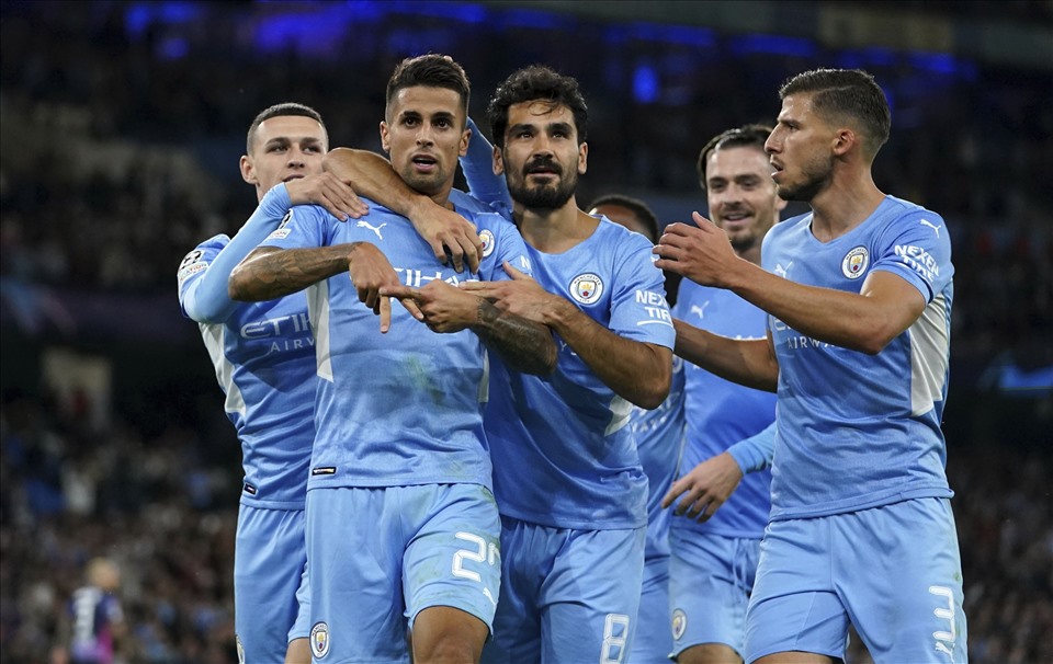 Man City có hàng công rất mạnh nhưng cũng sẽ phải thận trọng khi Club Brugge có lối chơi phòng ngự, phản công khá khó chịu. Ảnh: UEFA