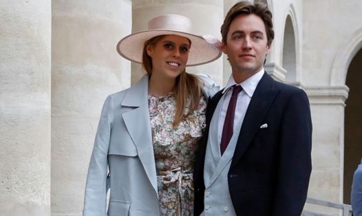Công chúa Anh Beatrice và chồng Edoardo Mapelli Mozzi. Ảnh: AFP