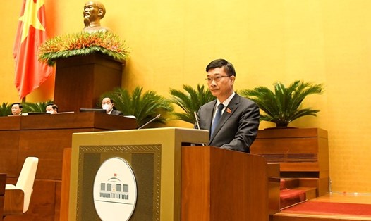 Chủ nhiệm Ủy ban Kinh tế Vũ Hồng Thanh. Ảnh: Quốc hội