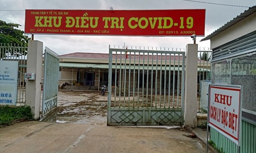 Khu điều trị COVID-19 tại thị xã Giá Rai, tỉnh Bạc Liêu đi vào hoạt động vào ngày 21.10. Ảnh: Nhật Hồ