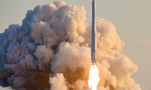 Hàn Quốc thất bại trong việc đưa vệ tinh giả vào vũ trụ hôm 21.10. Ảnh: AFP