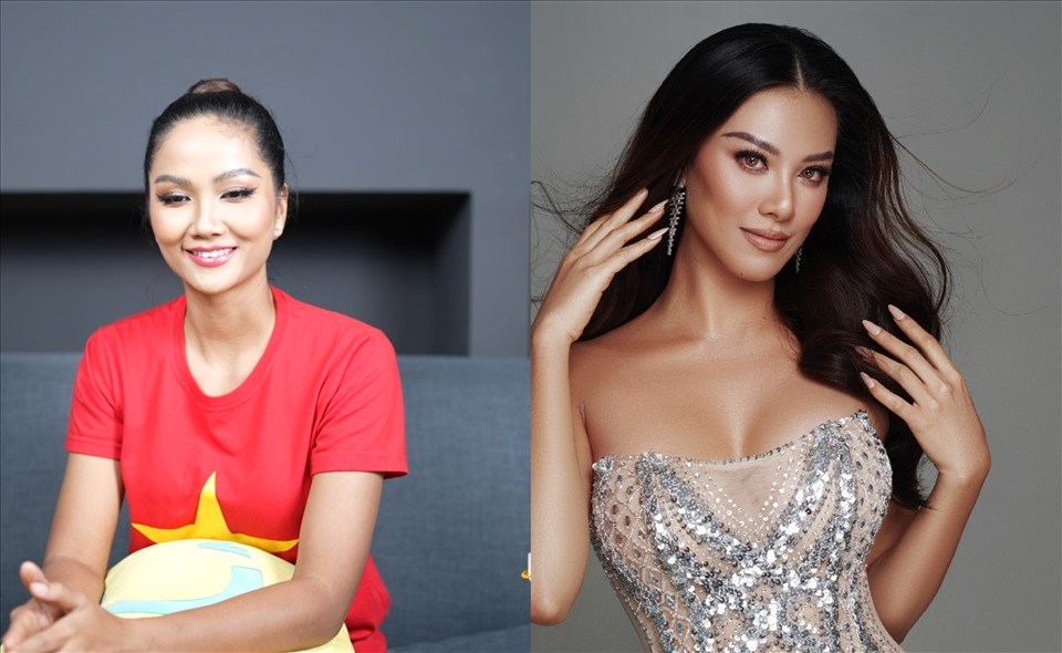 H'Hen Niê làm huấn luyện viên cho Kim Duyên. Ảnh: MU. H'Hen Niê làm huấn luyện viên cho Kim Duyên. Ảnh: MU.