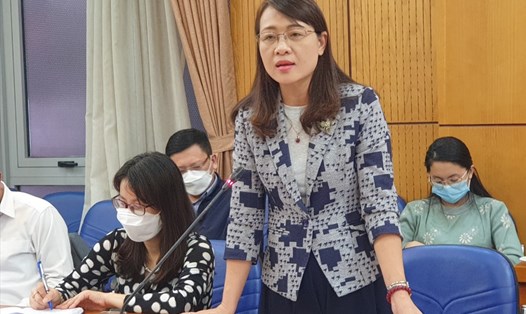Bà Nguyễn Thị Thu Hòe, Phó Cục trưởng Cục kiểm tra văn bản quy phạm pháp luật, Bộ Tư pháp. Ảnh: Trần Tuấn.