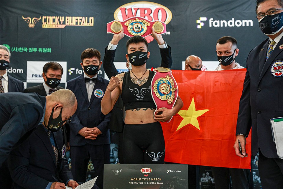 Nguyễn Thị Thu Nhi đã sẵn sàng làm nên lịch sử cho boxing Việt Nam. Ảnh: NVCC.