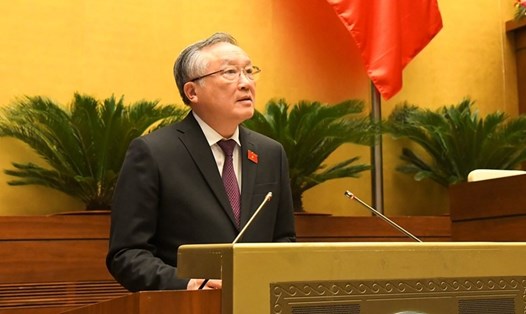 Chánh án TAND Tối cao Nguyễn Hòa Bình. Ảnh QH