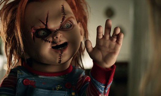Búp bê Chucky là một trong những nhân vật gây ám ảnh của dòng phim kinh dị. Ảnh: Xinhua
