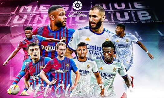Trận Barcelona - Real Madrid lượt đi mùa giải 2021-22 cũng là sự mở đầu cho giai đoạn chuyển giao của El Clasico. Ảnh: La Liga