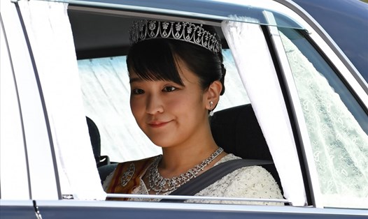 Công chúa Nhật Bản Mako sẽ cưới hôn phu thường dân Kei Komuro vào ngày mai, 26.10. Ảnh: AFP