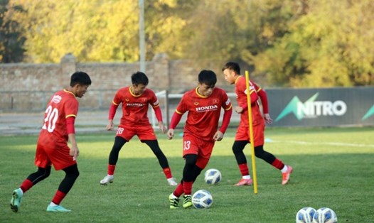 U23 Việt Nam hoàn thiện những khâu chuẩn bị cuối cùng trước thềm vòng loại U23 Châu Á 2022. Ảnh: VFF