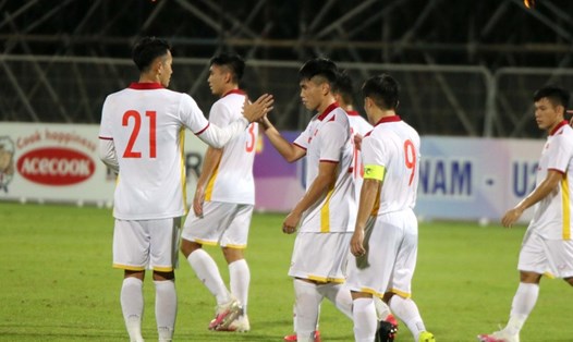 U23 Việt Nam hướng tới 1 chiến thắng ở trận ra quân vòng loại U23 Châu Á 2022 trước U23 Đài Loan. Ảnh: VFF