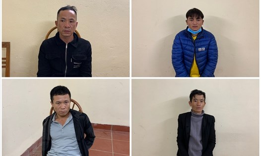 Các đối tượng bị bắt trong 2 chuyên án ma tuý ở Sơn La. Ảnh: M.C.