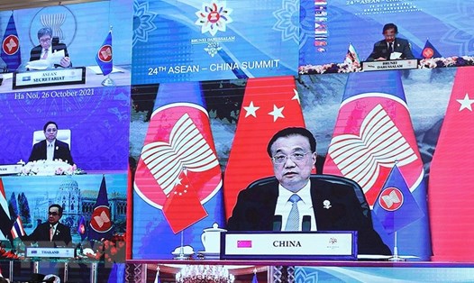 Hội nghị cấp cao ASEAN-Trung Quốc lần thứ 24. Ảnh: TTXVN