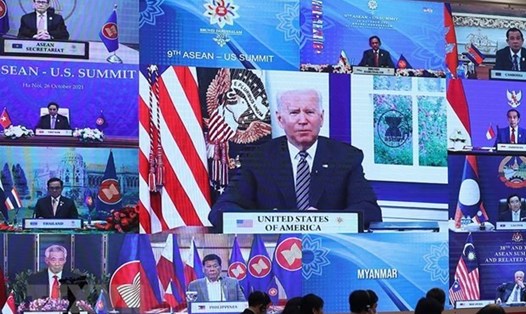 Trưởng đoàn các nước ASEAN và Mỹ tham dự Hội nghị cấp cao ASEAN-Mỹ lần thứ 9. Ảnh: TTXVN