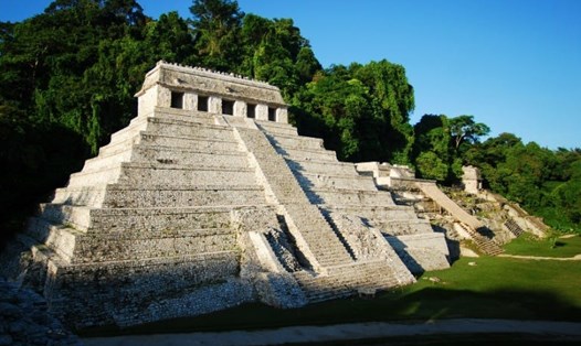 Kim tự tháp của nền văn minh Maya. Ảnh: AFP