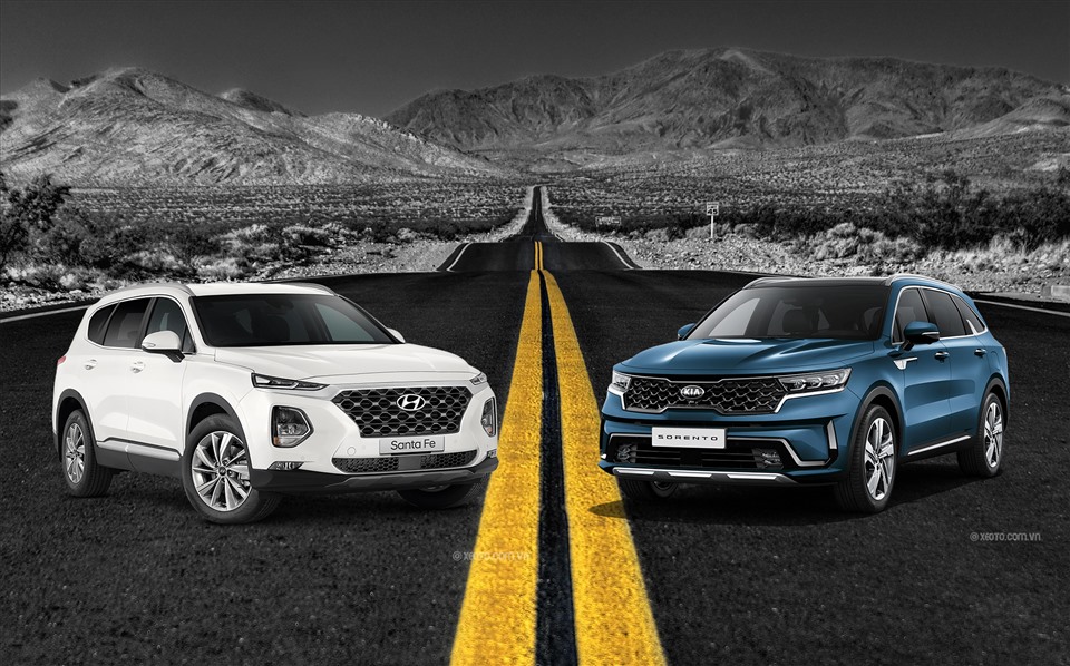 Kia Sorento 2021 và Hyundai Santa Fe 2021: SUV 7 chỗ nào đáng tiền hơn?