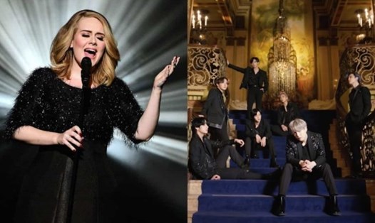 Adele bỏ xa BTS trên bảng xếp hạng Billboard. Ảnh: Xinhua.