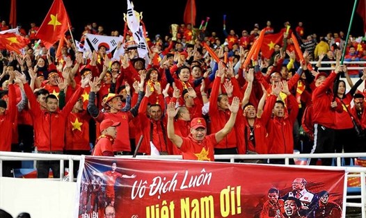 Sân Mỹ Đình sẽ đón 30% cổ động viên tới cổ vũ đội tuyển Việt Nam thi đấu ở màn so tài với tuyển Nhật Bản. Ảnh: AFF