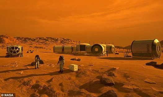 NASA đặt mục tiêu đưa con người lên sao Hỏa vào thập niên 2030. Ảnh: NASA