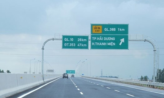 Việc xây dựng 2 nút giao tại huyện Thanh Hà và huyện Bình Giang nối với đường cao tốc Hà Nội - Hải Phòng sẽ giúp phát triển kinh tế - xã hội tỉnh Hải Dương. Ảnh: CTV