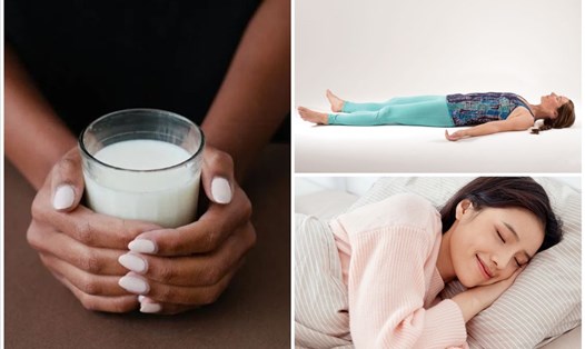 Uống sữa trước khi ngủ có thể giúp bạn cải thiện một số vấn đề sức khoẻ và có giấc ngủ ngon hơn. Đồ hoạ: Ánh Nhiên