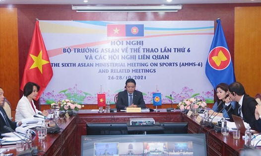 Hội nghị Bộ trưởng thể thao ASEAN diễn ra ngày 28.10. Ảnh: TDTT