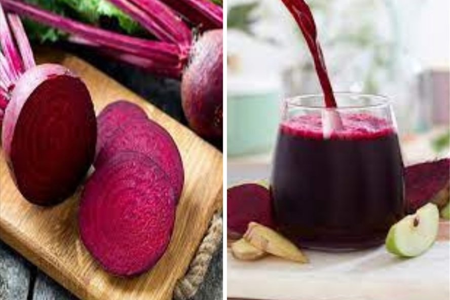 Củ dền là một thức uống giúp cơ bắp khỏe mạnh. Đồ họa: Thanh Ngọc