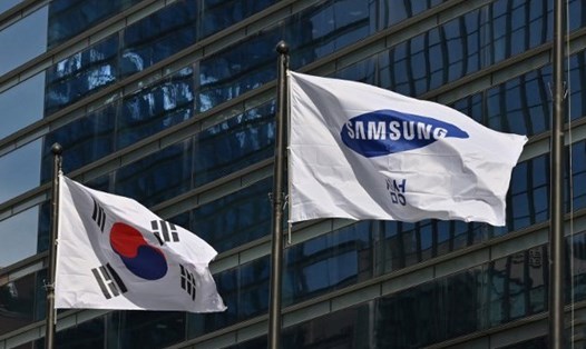 Samsung Electronics của Hàn Quốc là một trong số các tập đoàn công nghệ toàn cầu. Ảnh AFP