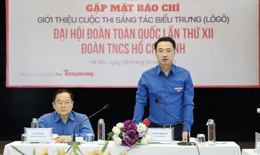 Ông Nguyễn Tường Lâm - Bí thư Trung ương Đoàn phát biểu tại chương trình.
