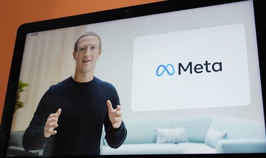 Facebook công bố tên mới Meta của công ty mẹ. Ảnh: AFP.