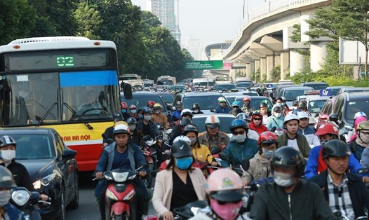 Đề xuất thu phí ô tô vào nội đô Hà Nội, mức cao nhất 60.000 đồng/lượt. Ảnh minh hoạ: Hải Nguyễn
