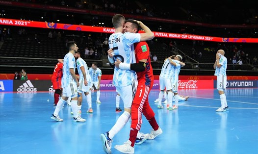 Đương kim vô địch Argentina được dự đoán sẽ có lần thứ 2 lên ngôi vô địch FIFA Futsal World Cup. Ảnh: FIFA