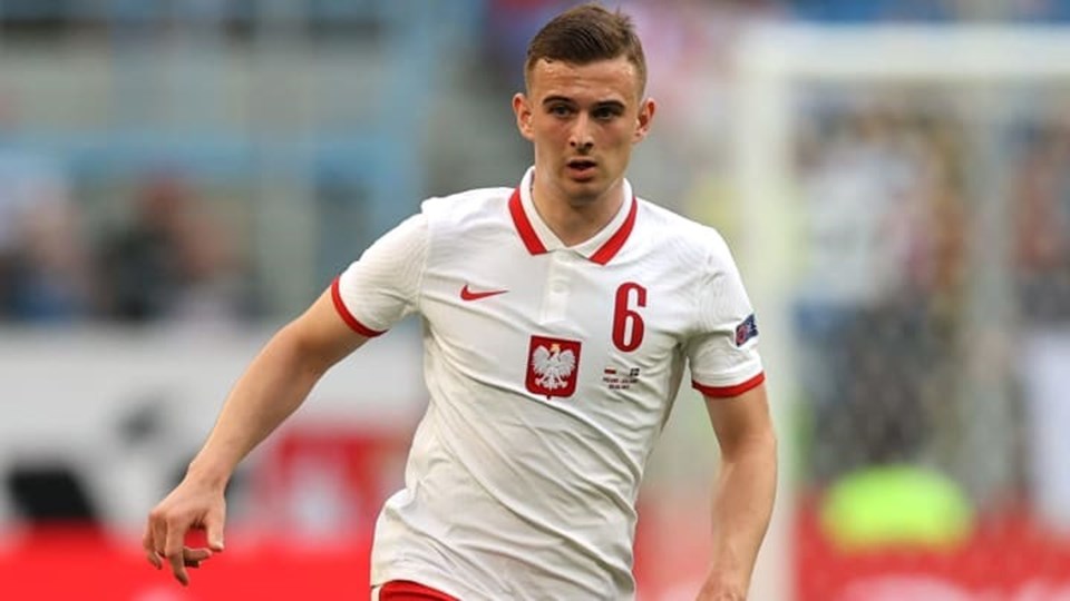 Kacper Kozlowski (Pogoń Szczecin/Ba Lan). Ảnh: AFP. Kacper Kozlowski (Pogoń Szczecin/Ba Lan). Ảnh: AFP.