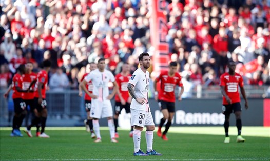 Lionel Messi là ngôi sao duy nhất của PSG có pha dứt điểm trúng đích. Ảnh: Ligue 1