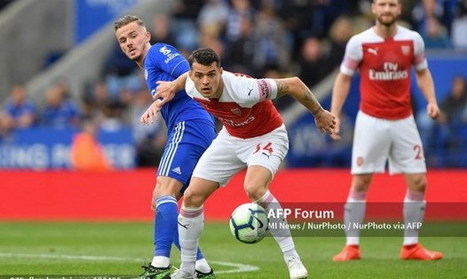Leicester và Arsenal sẽ đối đầu ở trận đấu sớm nhất vòng 10 Ngoại hạng Anh 2021-22. Ảnh: AFP