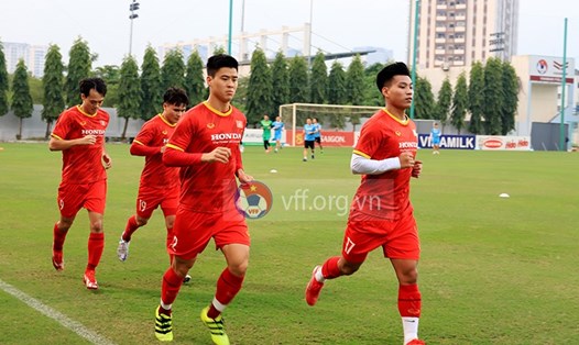 Tuyển Việt Nam nhiều khả năng sẽ tập huấn tại Bà Rịa - Vũng Tàu trước thềm AFF Cup 2020. Ảnh: VFF