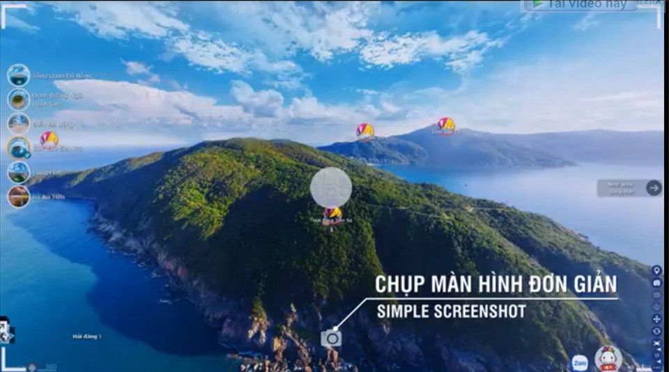 Một chạm đến Đà Nẵng. Ảnh từ clip