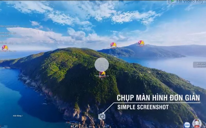 Một chạm đến Đà Nẵng. Ảnh từ clip